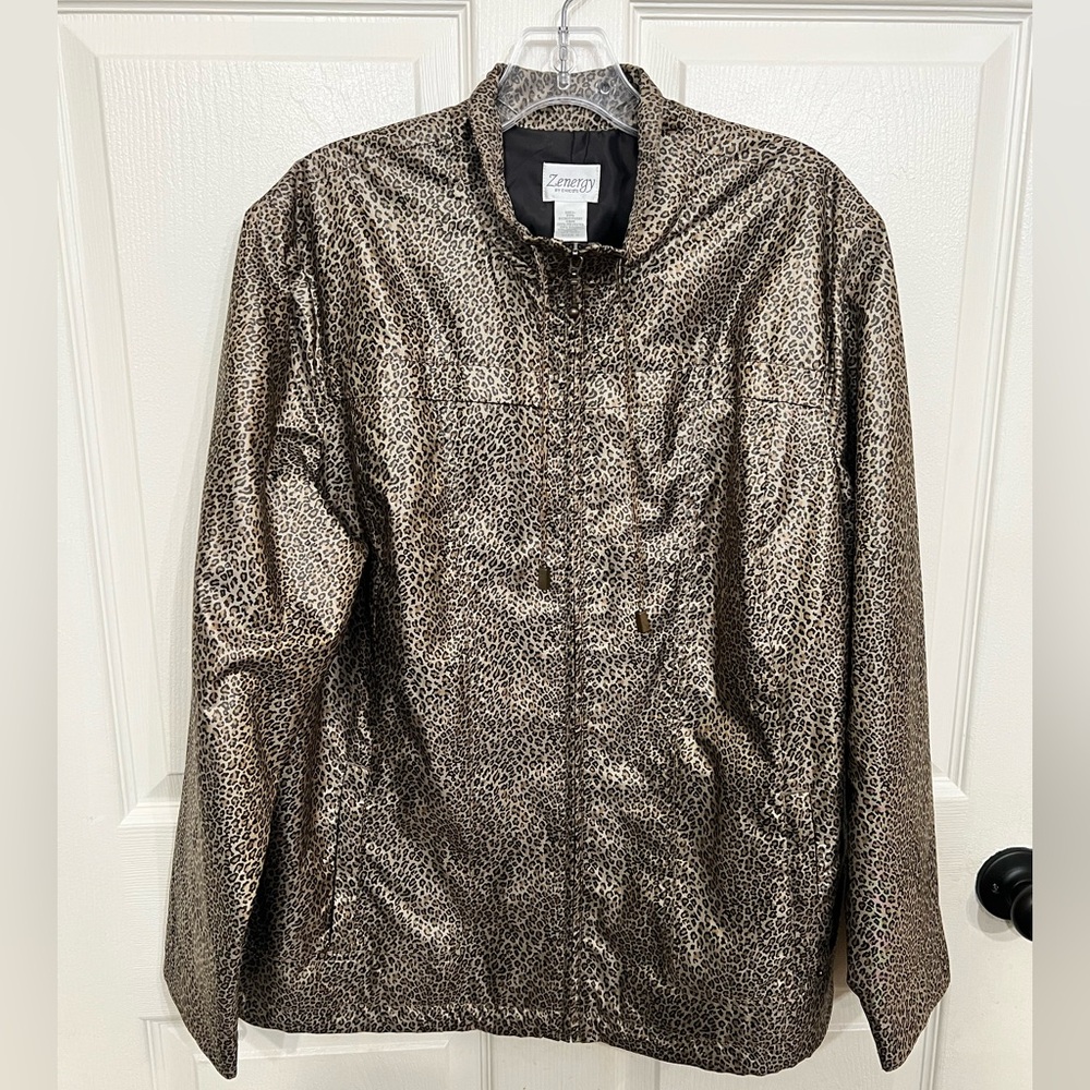 Leopard Print WindBreaker